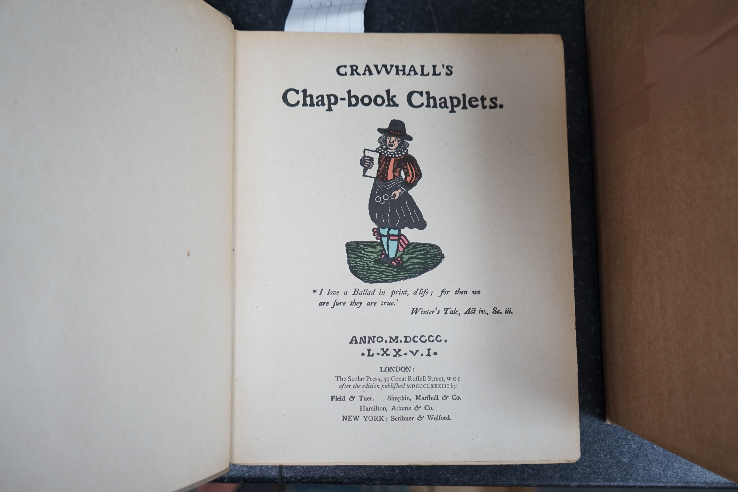 Frost, A.B. - Stuff and Nonsense. 1st edition. pictorial title and f-page illus. throughout; original cloth backed pictorial boards, 4to. John C. Nimmo, (1884); Smythe, Gladys - The Fairy Scales and Other Stories. pictor